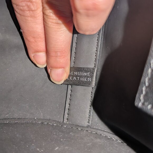 Loeffler Randall | Charming Suede Black Bucket Bag - Picture 6 of 7